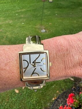 Vivani Gold-Tone Square Women's Watch